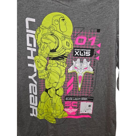 Disney Pixar Buzz Lightyear Boys Long Sleeve Graphic Tee Shirt Size XL NWT - Picture 9 of 12